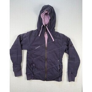 Mammut Women’s Full Zip Hoodie Purple Pink Lined Sweatshirt Small S